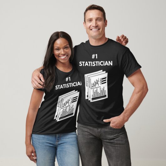 Statistiker Nummer Eins Big Data Mathematik Statis T-Shirt (Unisex)