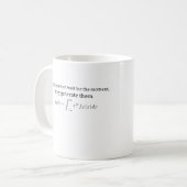 Statistiker warten nicht kaffeetasse (Vorderseite Links)