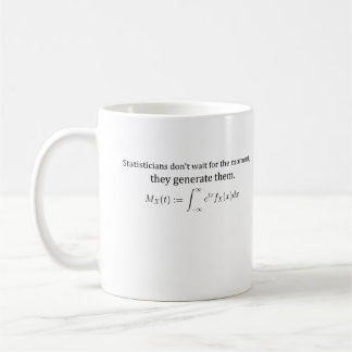 Statistiker warten nicht kaffeetasse