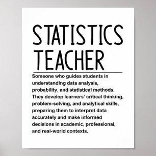 Statistiklehrer Poster
