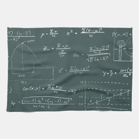 Statistiktafel Küchentuch (Horizontal)