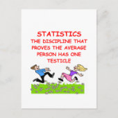 Statistikwitz Postkarte (Vorderseite)
