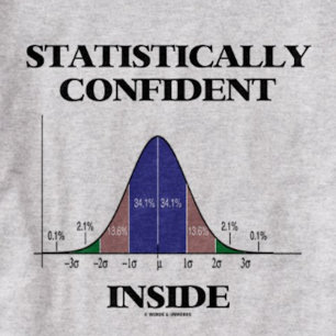 Statistisch sicherer Inside (Spaß der Bell-Kurve) T-Shirt
