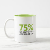 Statistisch sprechend zweifarbige tasse (Links)