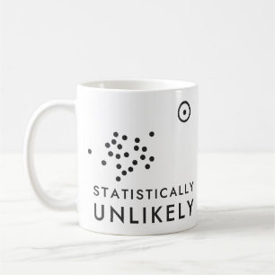 Statistisch unwahrscheinliche Streudiagramm-Datenk Kaffeetasse