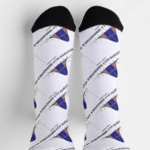 Statistisch unwiderstehlicher griechischer Spaß Socken (Oben)