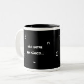 Statistisch Zweifarbige Tasse (Vorderseite Links)
