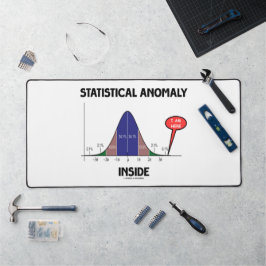Statistische Anomalie innerhalb der Glockenkurve I Schreibtischunterlage