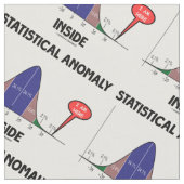 Statistische Anomalie innerhalb der Glockenkurve I Stoff (Nahaufnahme)