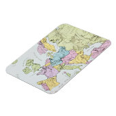 Statistische Karte Europas | 1871 Magnet (Linke Seite)