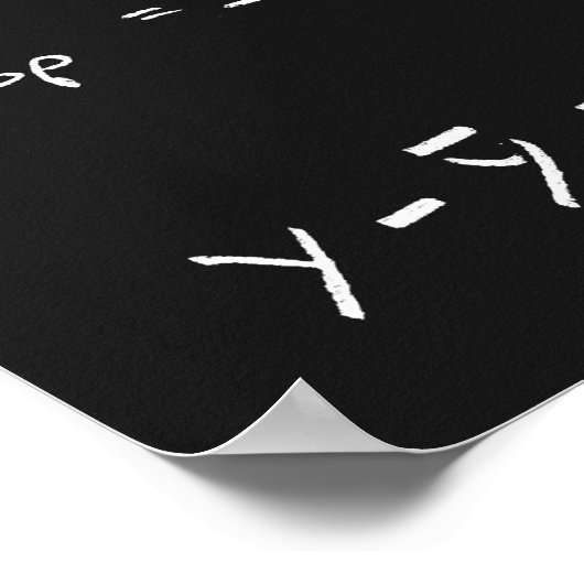 Statistische Tafel Poster (Ecke)