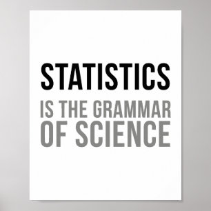 Statistische Zitate Poster