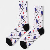 Statistischer Ausreißer innerhalb des Bell Curve-S Socken (Linkes Detail)