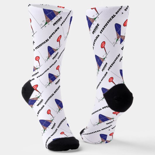 Statistischer Ausreißer innerhalb des Bell Curve-S Socken (Gewinkelt)