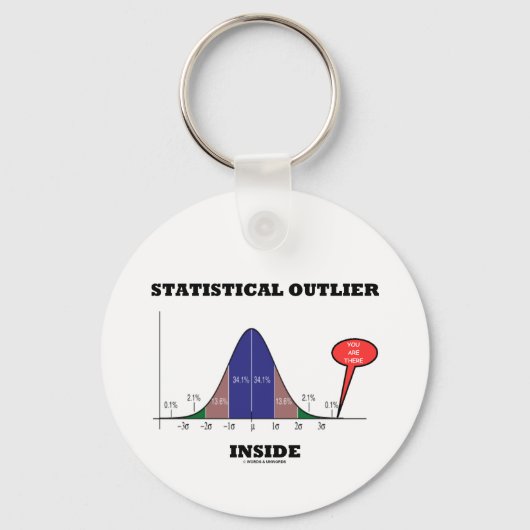 Statistischer Ausschnitt innerhalb Ihres Spaßes Schlüsselanhänger (Vorderseite)