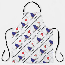 Statistischer Ausschnitt innerhalb Ihres Spaßes Schürze