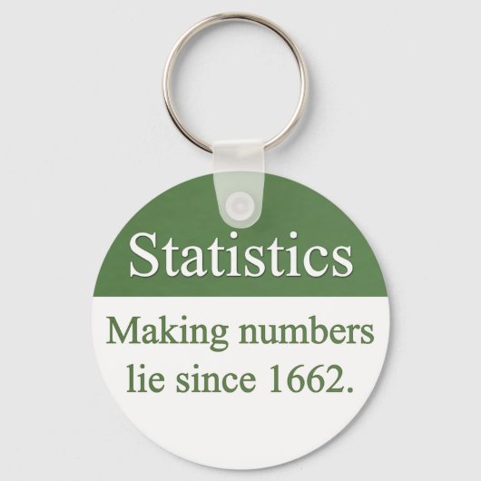 Statistischer Schlüsselanhänger (Vorderseite)