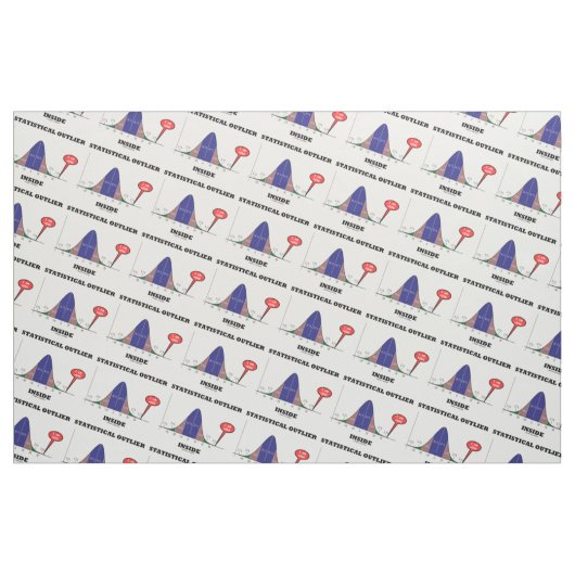 Statistisches Außenseiter-Innere Stoff (Fat Quarter (45,7 x 55,9 cm))