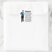 Statistisches Stickerpack Quadratischer Aufkleber (Tasche)