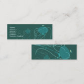 Stativ - dünn mini visitenkarte (Vorne/Hinten)