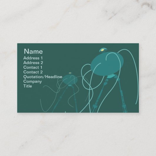 Stativ - Geschäft Visitenkarte (Vorderseite)