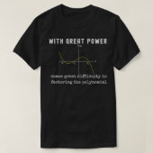 Stats Witz für Mathematik Nerd Factoring der polyn T-Shirt (Design vorne)