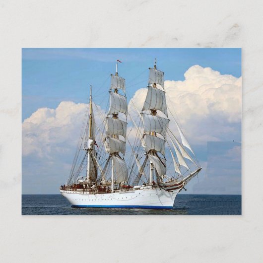 Statsraad Lemkuhl, Norwegisches Hochschiff Postkarte (Vorderseite)