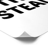 STATT ARM ZU SEIN ALS ZU STEALEN POSTER (Ecke)