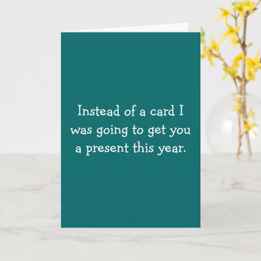 Statt einer Karte wollte ich dir eine Gegenwart be (Gelbe Blume)