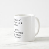 Statt Single Kaffeetasse (VorderseiteRechts)