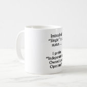 Statt Single Kaffeetasse (Vorderseite Links)
