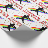 STATT SOFTBALL SPIELEN GESCHENKPAPIER (Ecke)
