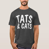 STATT UND KATZEN, TATTOO LOVER Katzenwelse T - Shi T-Shirt (Vorderseite)