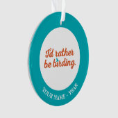 Statt Vogelbeobachtung Ornament (Vorderseite)