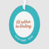 Statt Vogelbeobachtung Ornament (Vorderseite)