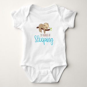 Statt zu schlafen Jersey Bodysuit Baby Strampler