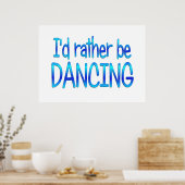 statt zu tanzen poster (Küche)