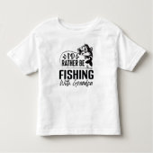 Stattdessen fischen wir mit Großvater Funny Kleinkind T-shirt (Vorderseite)