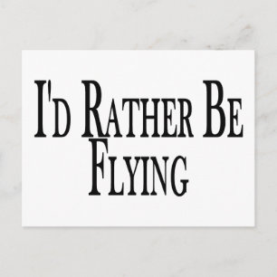 Stattdessen fliegen postkarte