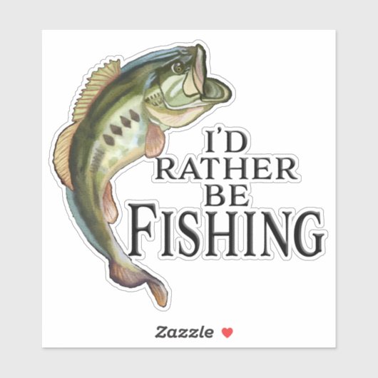 Stattdessen ist der Fisch-Sticker Aufkleber (Blatt)