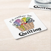 Stattdessen muss man aufhören rechteckiger pappuntersetzer (angewinkelt)