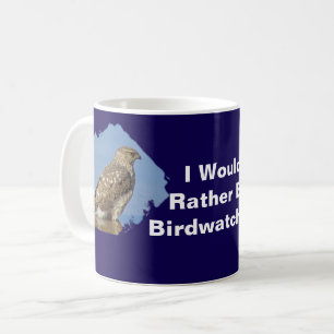 Stattdessen schauen Vögel Starling Hawk Birdwatche Kaffeetasse