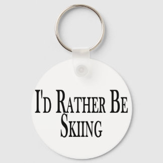 Stattdessen Skifahren Schlüsselanhänger