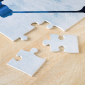 Stattdessen spielen - der blaue Hockey-Spieler Puzzle (Seite)