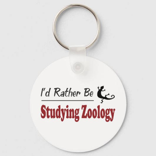Stattdessen studieren wir Zoologie Schlüsselanhänger (Vorderseite)