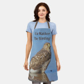 Stattdessen Vogelbeobachtung Hobby Wild Raptor Bir Schürze (Getragen)