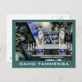 Statue-1FN, DAVID TAMMENGA Postkarte (Vorne/Hinten)