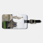 Statue am Louvre Grounds Gepäckanhänger (Vorderseite horizontal)