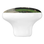 Statue am Louvre Grounds - Knopf Keramikknauf (Seitenansicht)