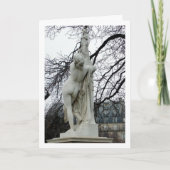 Statue at Avenue des Champs-Élysées, Paris, Frankr Karte (Vorderseite)